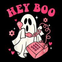 Hey Boo Funny Halloween Costume Spooky Season Ghost Landline T Shirt Baby Tee | Artistshot