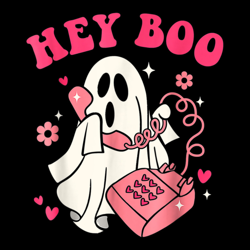 Hey Boo Funny Halloween Costume Spooky Season Ghost Landline T Shirt Baby Tee by cm-arts | Artistshot