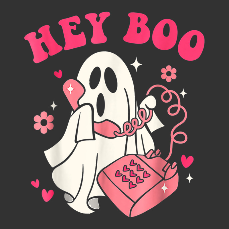 Hey Boo Funny Halloween Costume Spooky Season Ghost Landline T Shirt Baby Bodysuit by cm-arts | Artistshot