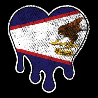 American Samoa American Samoan Melting Heart Love Adjustable Cap | Artistshot