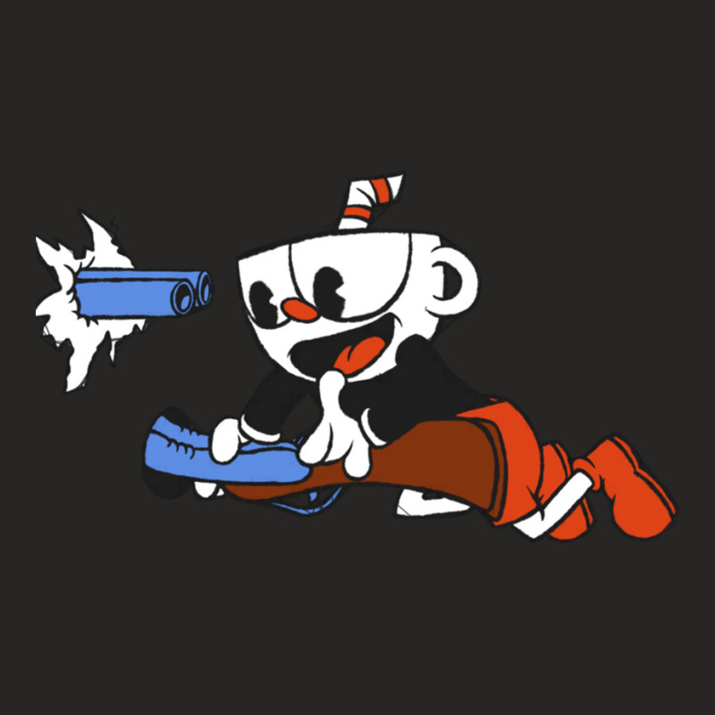 Lover Gift Multiplayer Cuphead Video Game Gifts For Movie Fan Ladies Fitted T-Shirt by cm-arts | Artistshot