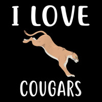 I Love Cougars Funny Cougar Maternity Scoop Neck T-shirt | Artistshot