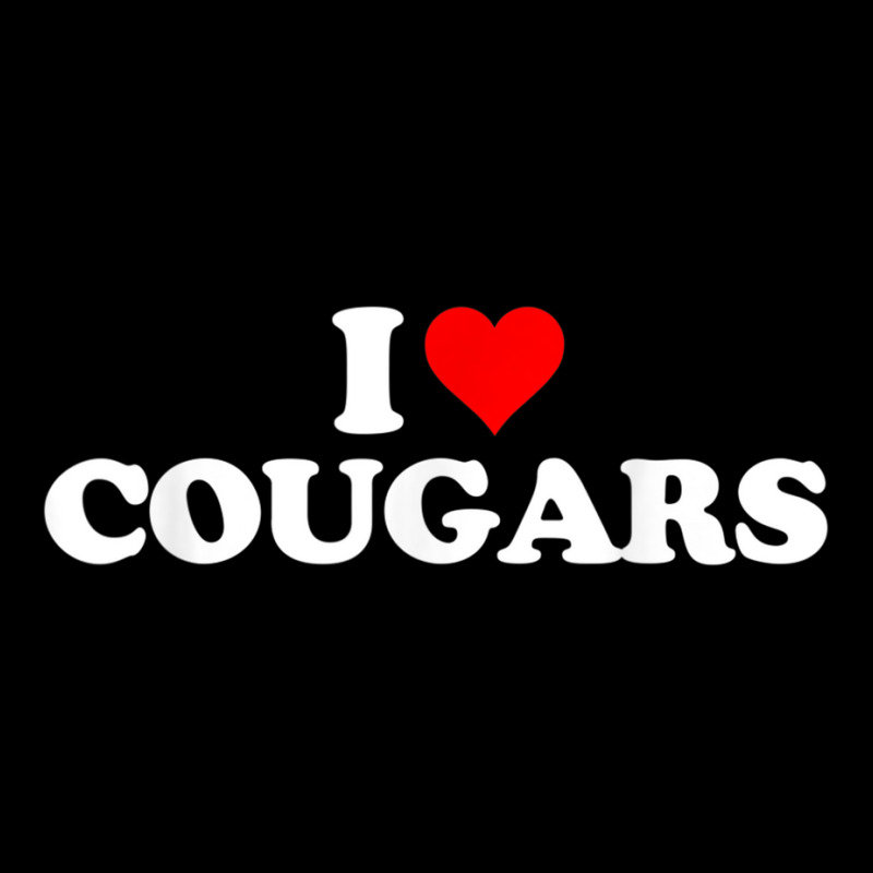 I Love Cougars Geeks Funny Fun Heart Fleece Short by IsebellaHord | Artistshot