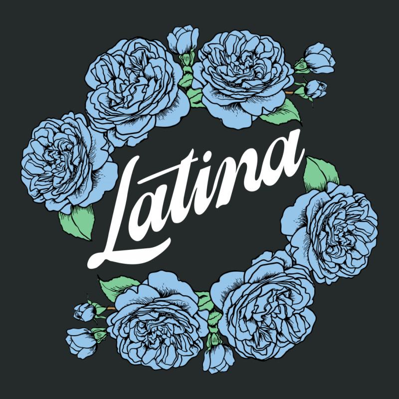 Latina Blue Rose For Dark Women's Triblend Scoop T-shirt by autlu2024 | Artistshot