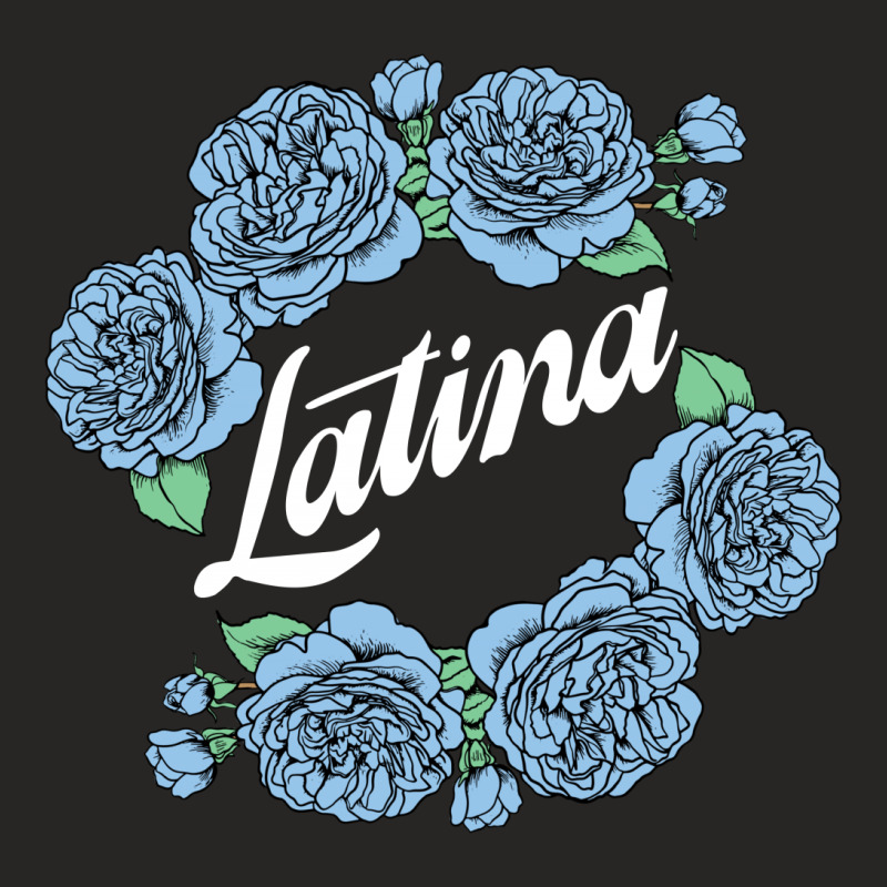 Latina Blue Rose For Dark Ladies Fitted T-Shirt by autlu2024 | Artistshot