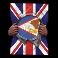 American Samoa Flag Great Britain Flag Ripped - Gift For American Samo Long Sleeve Shirts | Artistshot