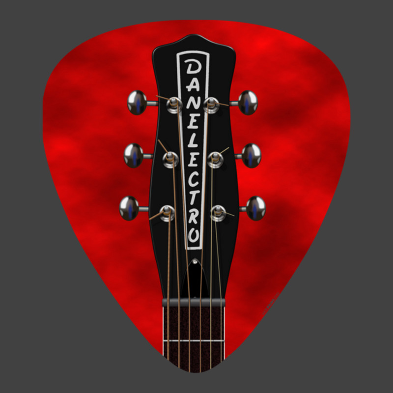 Guitar Headstock Pick Art - Danelectro 59 Resonator Classic Vintage T-Shirt by DonaldHufford | Artistshot