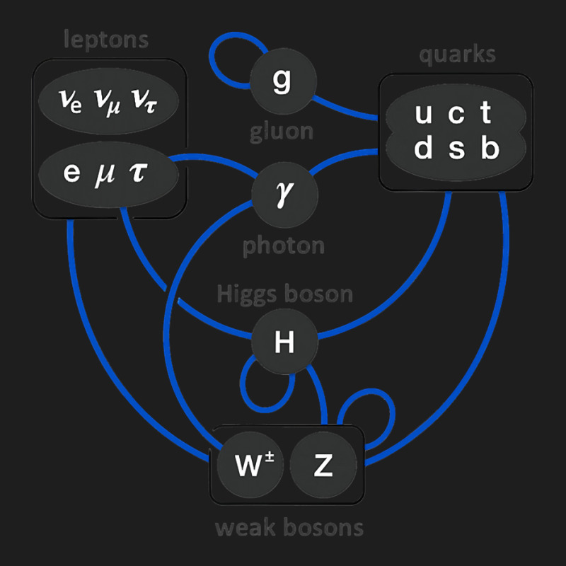 Standard Model Particles Higgs Boson Physics Theory Classic T-shirt by cm-arts | Artistshot