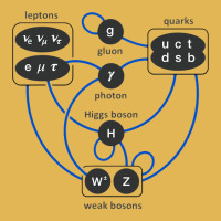 Standard Model Particles Higgs Boson Physics Theory Vintage Hoodie And Short Set | Artistshot