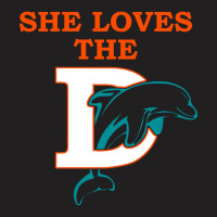 Funny Miami Football Team - She Loves The D T-shirt | Artistshot