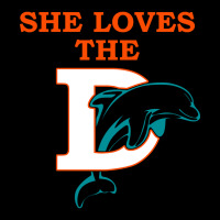 Funny Miami Football Team - She Loves The D Zipper Hoodie | Artistshot