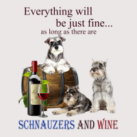 Miniature Schnauzer Just Fine With Wine Pocket T-shirt | Artistshot