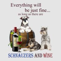 Miniature Schnauzer Just Fine With Wine Exclusive T-shirt | Artistshot