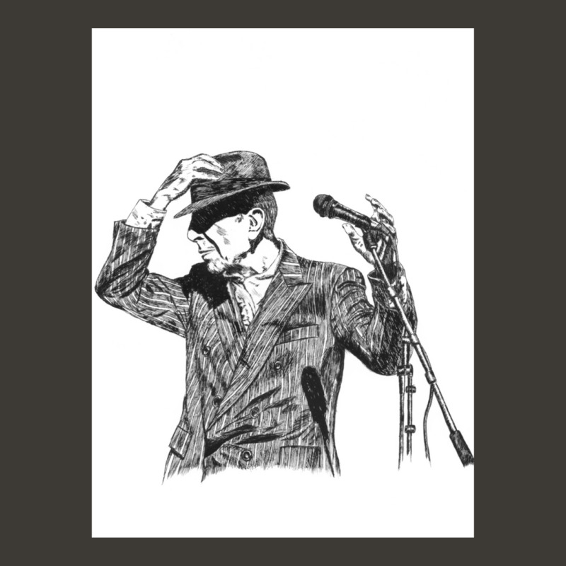 Leonard Cohen Original Hand Drawn Ink Print Bucket Hat by cm-arts | Artistshot