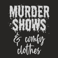 Murder Shows Comfy Perfect Serial Mystery Documentary Crime Ladies Fitted T-shirt | Artistshot