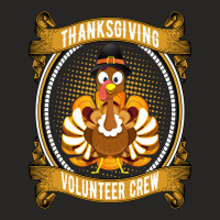 Thanksgiving Volunteer Crew - Cute Thanksgiving Gift Ladies Fitted T-shirt | Artistshot