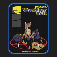 Worshiper Cult Cat T-shirt | Artistshot