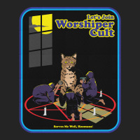 Worshiper Cult Cat 3/4 Sleeve Shirt | Artistshot