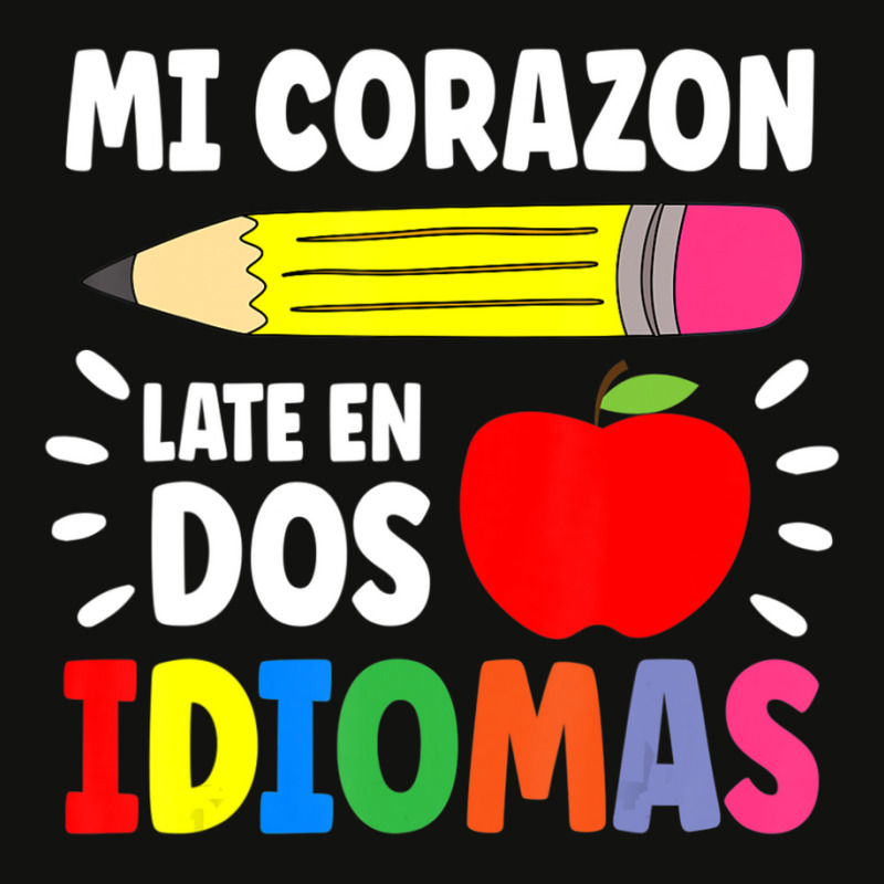 Mi Corazon Late En Dos Idiomas Bilingual Scorecard Crop Tee by cm-arts | Artistshot