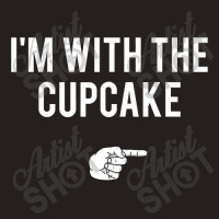 I M With The Cupcake Halloween Costume Funny Couples Tank Top | Artistshot