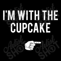 I M With The Cupcake Halloween Costume Funny Couples V-neck Tee | Artistshot