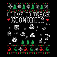 Teacher I Love To Teach Economics Students Merry Christmas Long Sleeve Toddler Sweatshirt | Artistshot