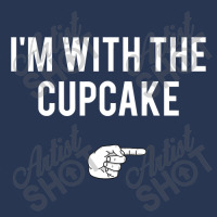 I M With The Cupcake Halloween Costume Funny Couples Men Denim Jacket | Artistshot