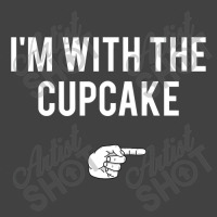 I M With The Cupcake Halloween Costume Funny Couples Vintage T-shirt | Artistshot