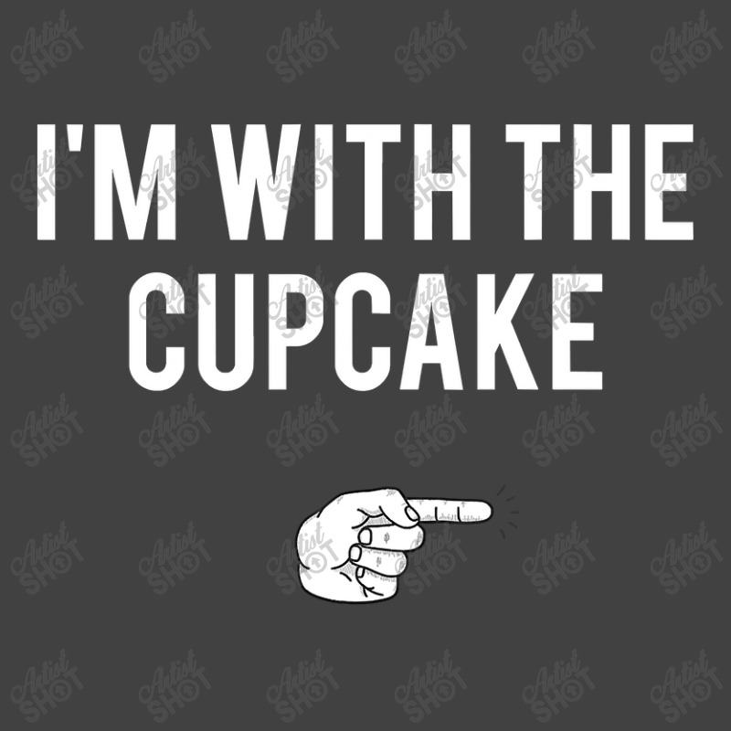 I M With The Cupcake Halloween Costume Funny Couples Vintage T-shirt | Artistshot