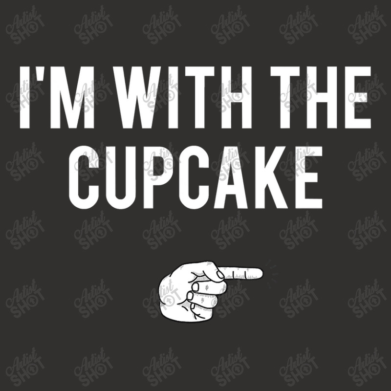 I M With The Cupcake Halloween Costume Funny Couples Champion Hoodie | Artistshot