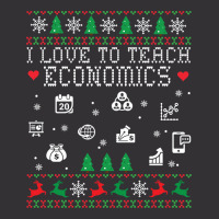 Teacher I Love To Teach Economics Students Merry Christmas Long Sleeve Vintage Hoodie | Artistshot