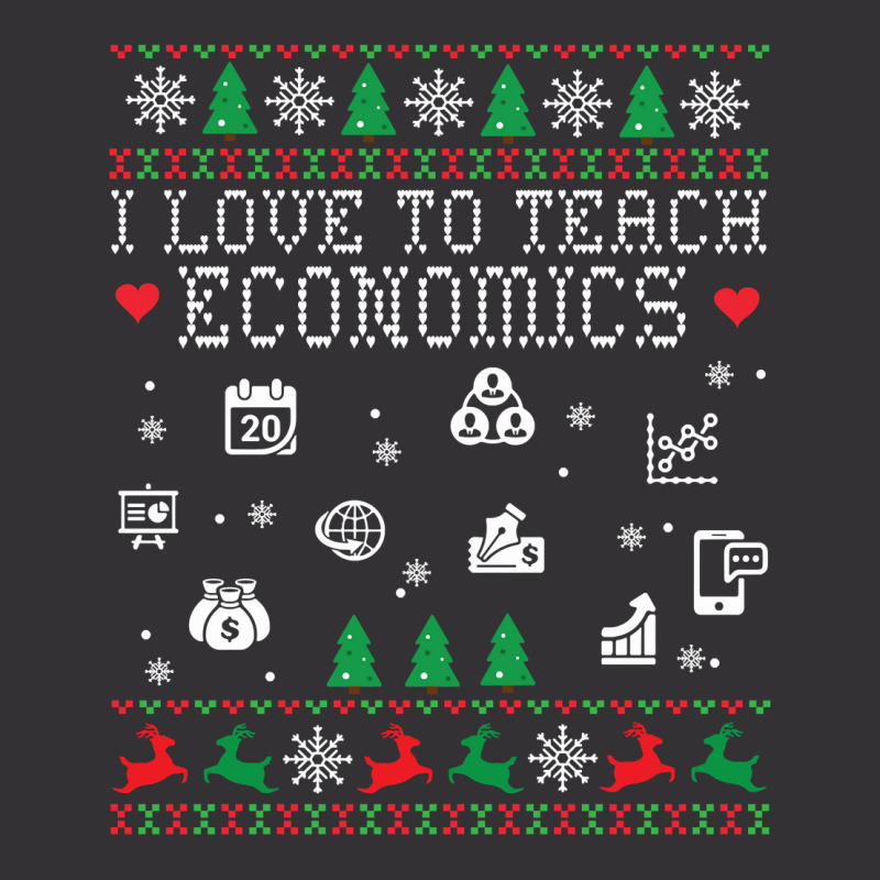 Teacher I Love To Teach Economics Students Merry Christmas Long Sleeve Vintage Hoodie by quvamashara | Artistshot