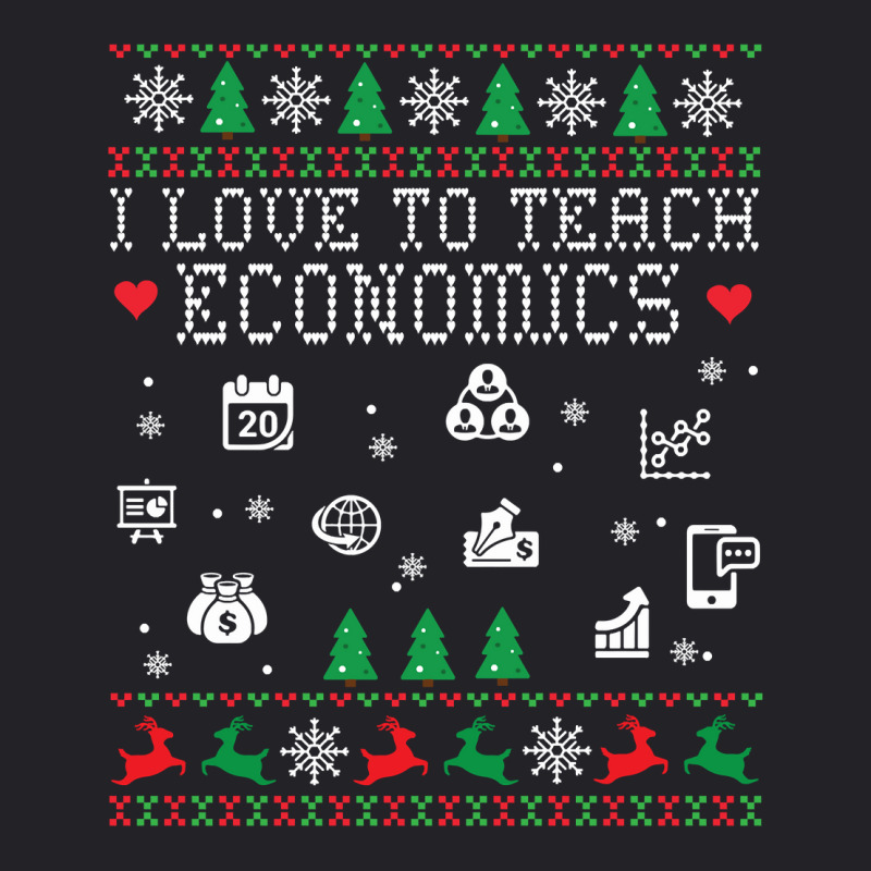 Teacher I Love To Teach Economics Students Merry Christmas Long Sleeve Youth Tee by quvamashara | Artistshot