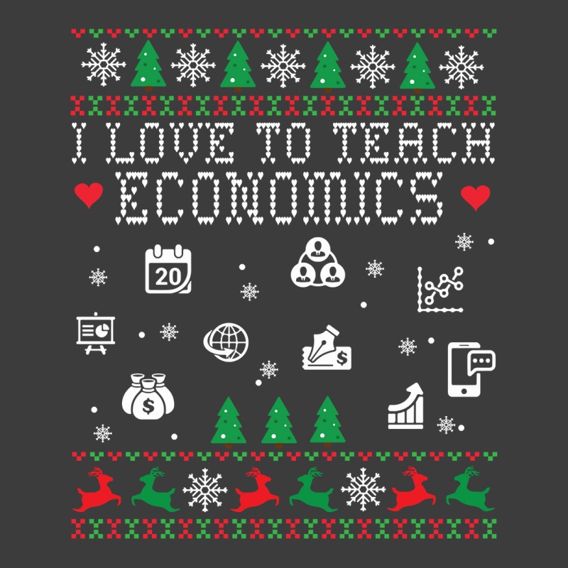 Teacher I Love To Teach Economics Students Merry Christmas Long Sleeve Men's Polo Shirt by quvamashara | Artistshot