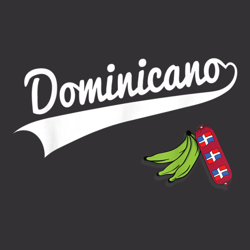 Dominican Republic Baseball  Platano Power Vintage Hoodie And Short Set | Artistshot