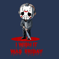 Funny Horror Humor I Wish It Was Friday Serial Killer Gift Premium Ladies Denim Jacket | Artistshot