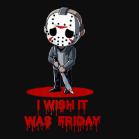 Funny Horror Humor I Wish It Was Friday Serial Killer Gift Premium Crop Top | Artistshot