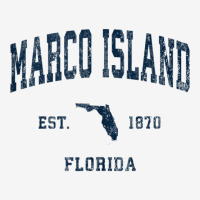 Marco Island Florida Fl Vintage Athletic Navy Sports Design Tank Top Adjustable Cap | Artistshot