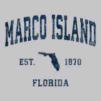 Marco Island Florida Fl Vintage Athletic Navy Sports Design Tank Top Baby Bodysuit | Artistshot