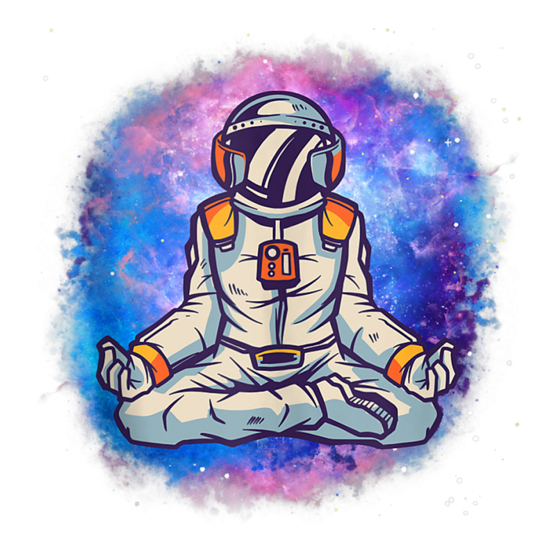 Yoga Meditating Astronaut In The Galaxy Lotus Meditation Tank Top V-Neck Tee by cm-arts | Artistshot