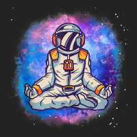 Yoga Meditating Astronaut In The Galaxy Lotus Meditation Tank Top 3/4 Sleeve Shirt | Artistshot