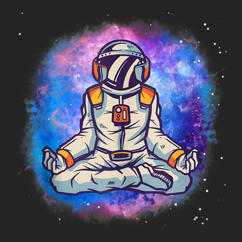 Yoga Meditating Astronaut In The Galaxy Lotus Meditation Tank Top 3/4 Sleeve Shirt by cm-arts | Artistshot