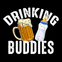 Drinking Buddies Funny New Dad Matching Father Toddler Baby T Shirt V-neck Tee | Artistshot