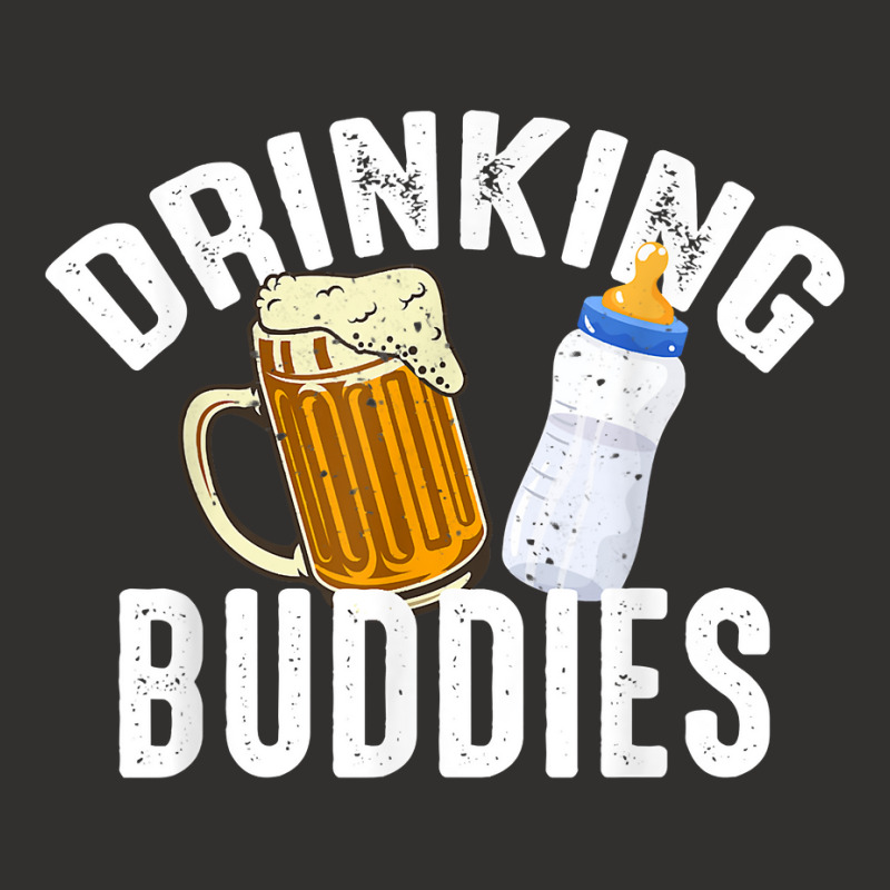 Drinking Buddies Funny New Dad Matching Father Toddler Baby T Shirt Champion Hoodie by cm-arts | Artistshot