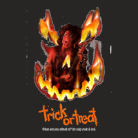 Trick Or Treat Rockk Ladies Fitted T-shirt | Artistshot