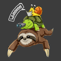 Funny Sloth Turtle Snail Piggyback Running Riding Team Men's Polo Shirt | Artistshot