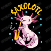 Saxolotl Sax Playing Axolotl Pun Walking Fish Pocket T-shirt | Artistshot