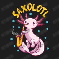 Saxolotl Sax Playing Axolotl Pun Walking Fish Classic T-shirt | Artistshot