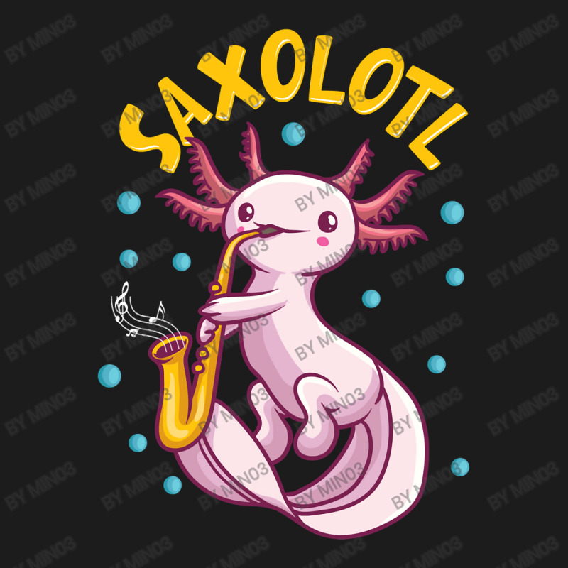 Saxolotl Sax Playing Axolotl Pun Walking Fish Hoodie & Jogger Set | Artistshot