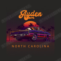 Ayden North Carolina Retro Vintage 80s 90s Muscle Cars Retrowave Aesth Ladies Fitted T-shirt | Artistshot